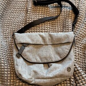 Lululemon Athletica Black Bag with Gold Accent